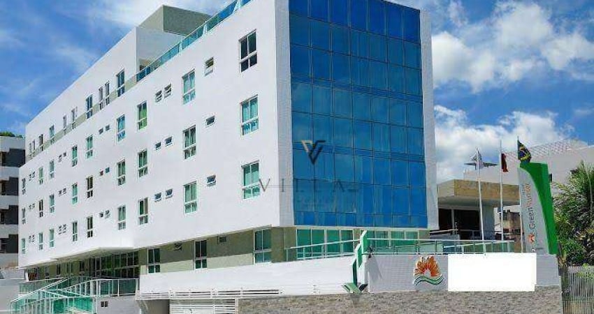 Flat à Beira Mar com 1 dormitório  à venda, 16 m² por R$ 309.000 - Cabo Branco - João Pessoa/PB