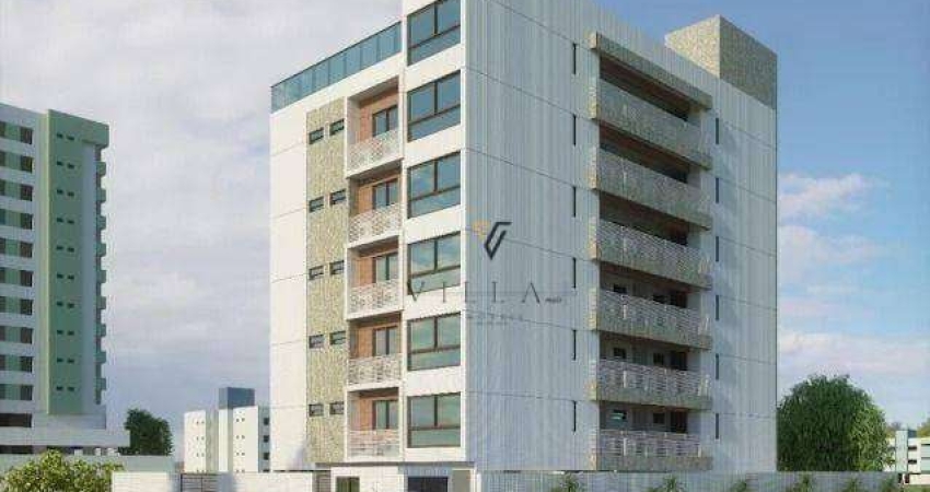 Flat com 1 dormitório, Sala e Cozinha Estilo Americana 36 m² - venda por R$ 350.000 ou aluguel por R$ 2.966/mês - Intermares - Cabedelo/PB