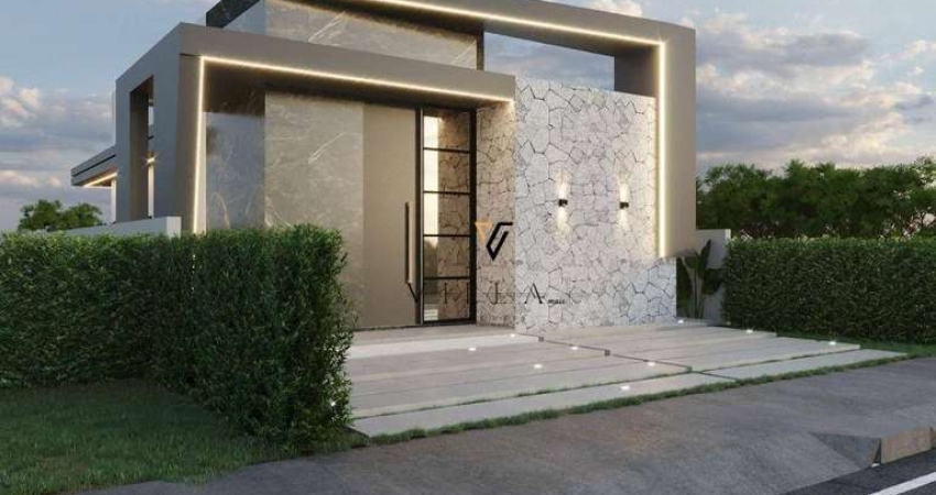 Casa em Condomínio com 3 dormitórios, 1 Sala com Cozinha Integrada e Varanda à venda, 103 m² por R$ 830.000 - Muçumagro - João Pessoa/PB