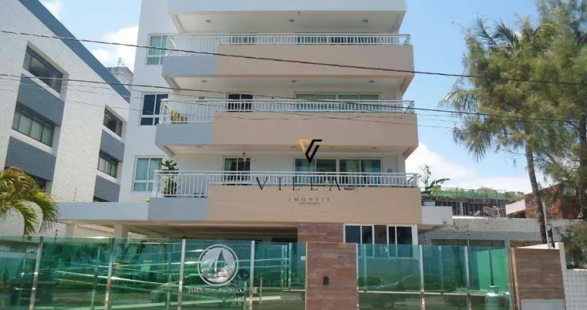 Apartamento com 3 dormitórios, 2 Salas Amplas, Varanda e Área de Lazer Completa à venda, 166 m² por R$ 2.500.000 - Cabo Branco - João Pessoa/PB