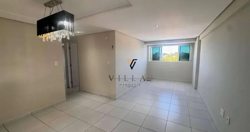 Apartamento com 3 dormitórios, Sala para 2 Ambientes e Área de Lazer Completa à venda, 80 m² por R$ 530.000 - Altiplano Cabo Branco - João Pessoa/PB