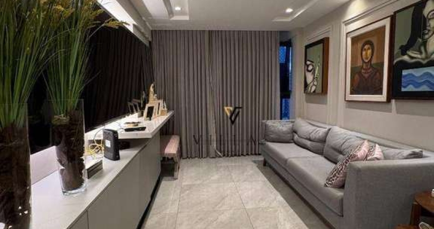 Apartamento com 3 dormitórios, sala para 2 ambientes e varanda à venda, 95 m² por R$ 1250.000 - Jardim Oceania - João Pessoa/PB