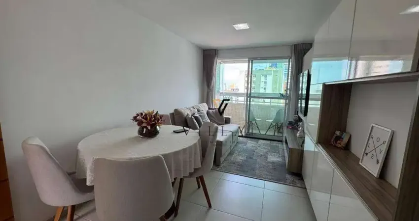 Apartamento Lindíssimo com 2 dormitórios, 2 salas e varanda à venda, 59 m² por R$ 650.000 - Tambaú - João Pessoa/PB