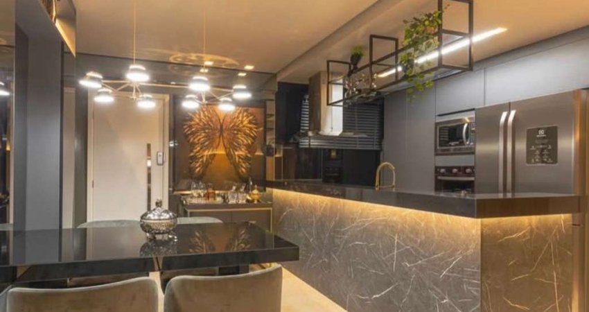 Apartamento de Alto  Padrão Mobiliado com 2 dormitórios, sala ampla e cozinha americana  integradas à venda, 60 m² por R$  - Manaíra - João Pessoa/PB