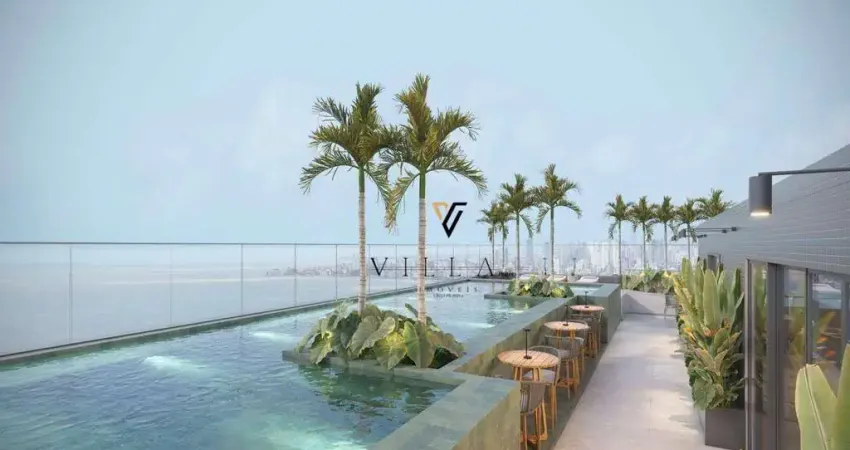 Apartamento com 3 dormitórios, sala para 2 ambientes e varanda gourmet à venda, 77 m² por R$  - Intermares - Cabedelo/PB