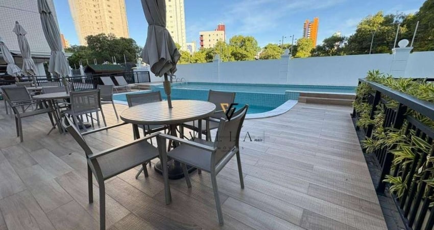 Apartamento com 2 dormitórios, 2 salas e varanda para alugar, 88 m² por R$ 5.000/mês - Jardim Oceania - João Pessoa/PB