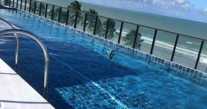 Apartamento com 3 dormitórios, sala para 2 ambientes, cozinha americana e varanda à venda, 113 m² por R$ 1.200.000 - Intermares - Cabedelo/PB