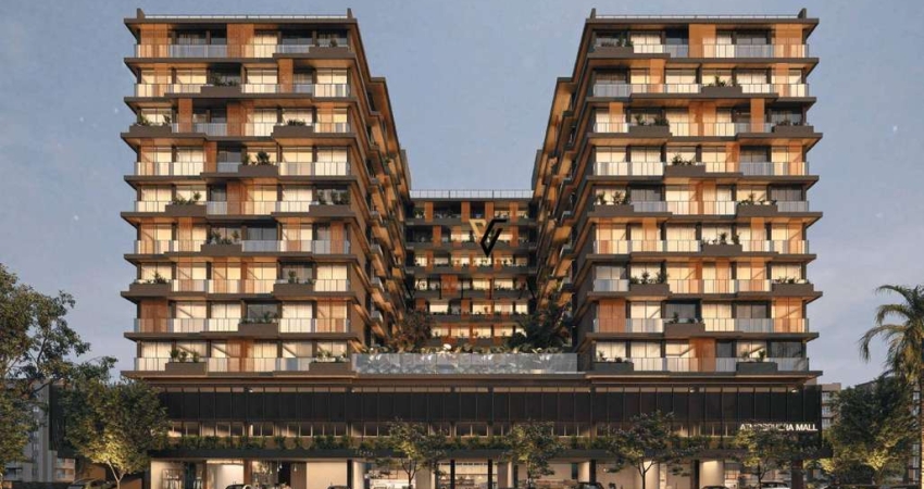 Apartamento a 300m da Praia de Manaíra com 2 dormitórios, sala e varanda integradas à venda, 49 m² por R$ 682.962 - Manaíra - João Pessoa/PB