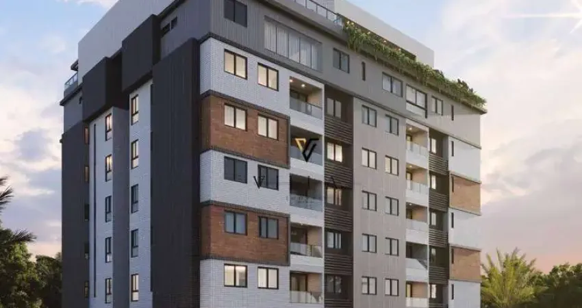 Apartamento Excelente com 3 dormitórios, sala, cozinha e varanda à venda, 77 m² por R$ 652.558 - Poço - Cabedelo/PB