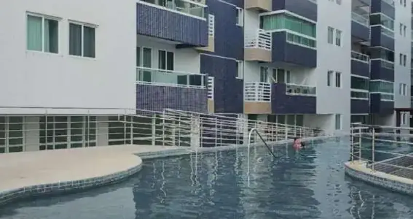 Apartamento Pé na Areia com 2 dormitórios, sala, cozinha americana e varanda à venda, 77 m² por R$ 950.000 - Bessa - João Pessoa/PB