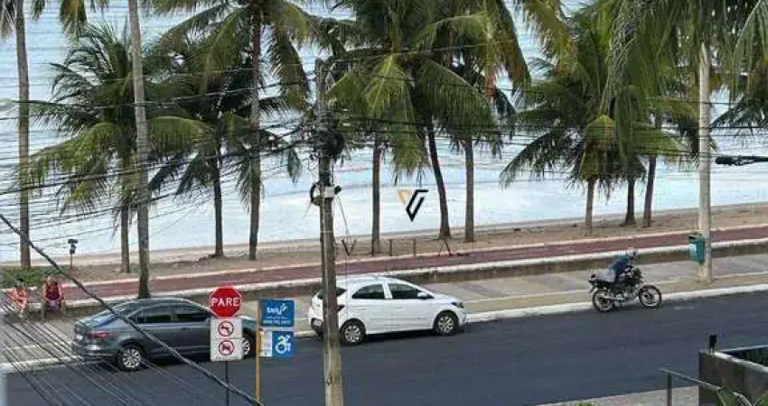 Flat à beira mar com 1 dormitório, sala e cozinha integradas à venda, 19 m² por r$ 375.000 - cabo branco - joão pessoa/pb