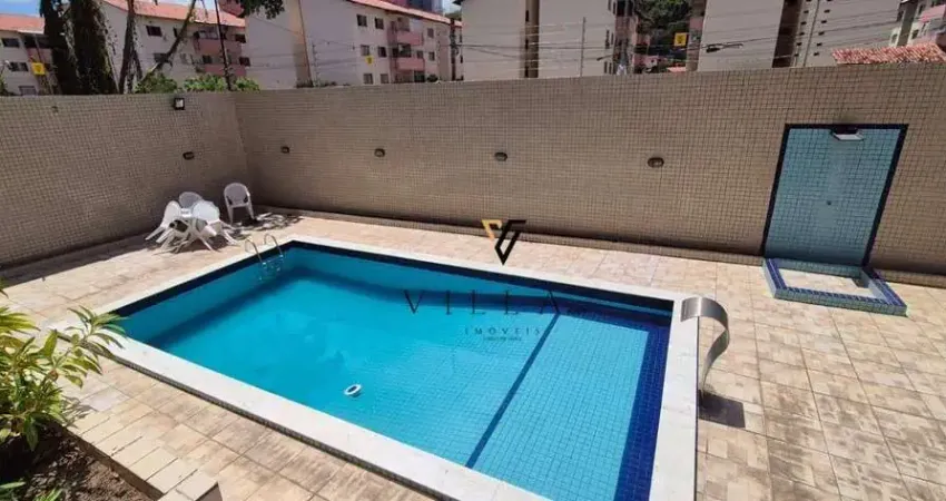 Apartamento amplo com 3 dormitórios, sala para 2 ambientes, cozinha e varandas nos quartos à venda, 118 m² por r$ 495.000 - manaíra - joão pessoa/pb