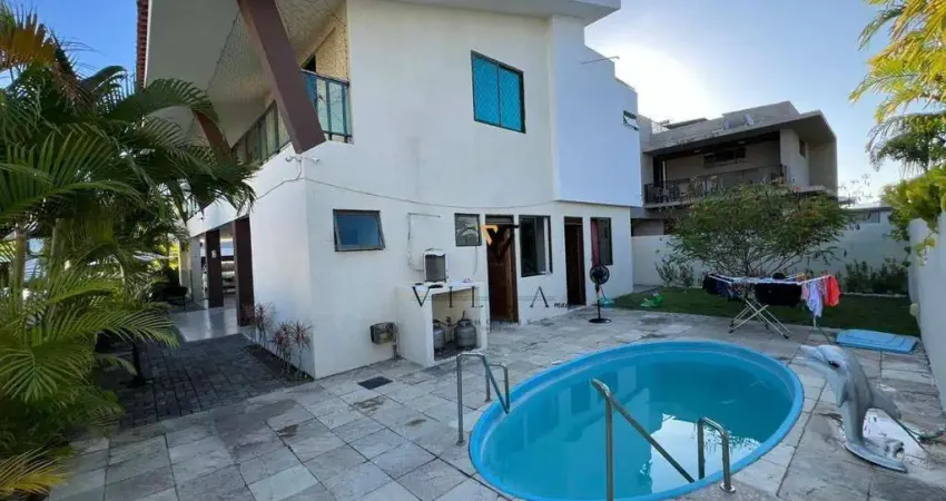 Casa belíssima com 4 dormitórios, 2 salas, cozinha ampla e varanda espetacular à venda com 322m² por r$ 1.900.000 - bela vista - cabedelo/pb