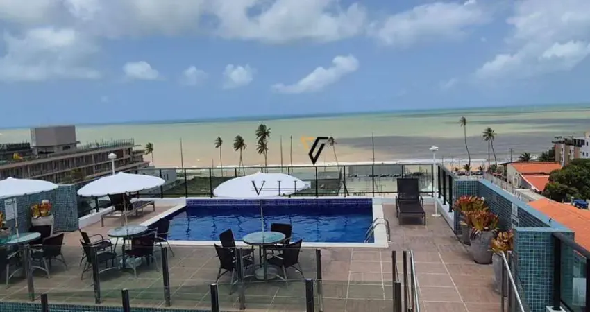 Cobertura duplex a 50m do mar com 3 dormitórios, 2 salas, cozinha e varanda à venda, 97 m² por r$ 999.000 - jardim oceania - joão pessoa/pb