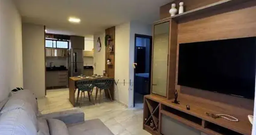 Apartamento espetacular com 2 dormitórios, sala, cozinha e varanda gourmet à venda, 59 m² por r$ 600.000 - intermares - cabedelo/pb