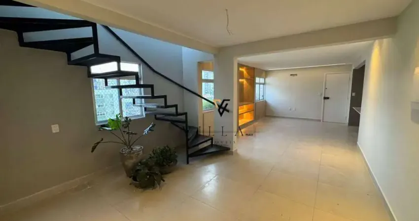 Cobertura duplex com 3 dormitórios, 2 salas, cozinha em ilha e varanda gourmet à venda, 183 m² por r$ 1.200.000 - jardim oceania - joão pessoa/pb