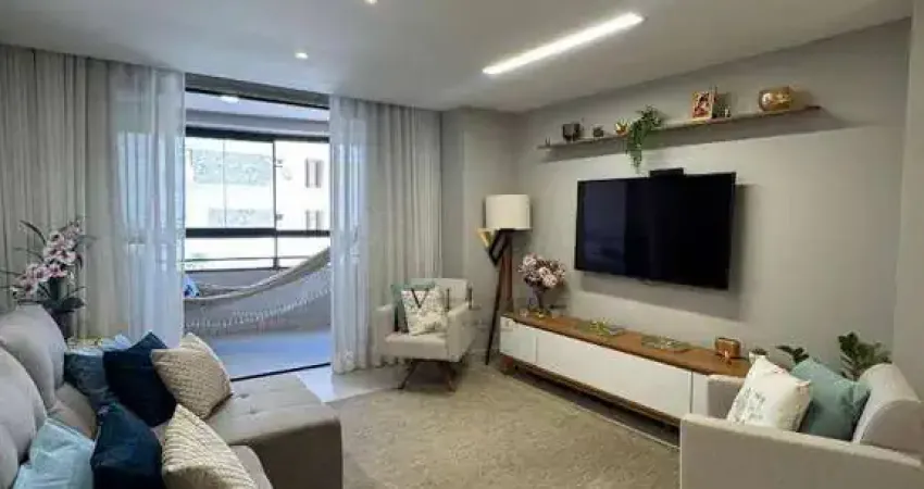 Apartamento com 3 dormitórios, 2 salas, cozinha americana e varanda à venda, 130 m² por r$ 800.000 - jardim oceania - joão pessoa/pb
