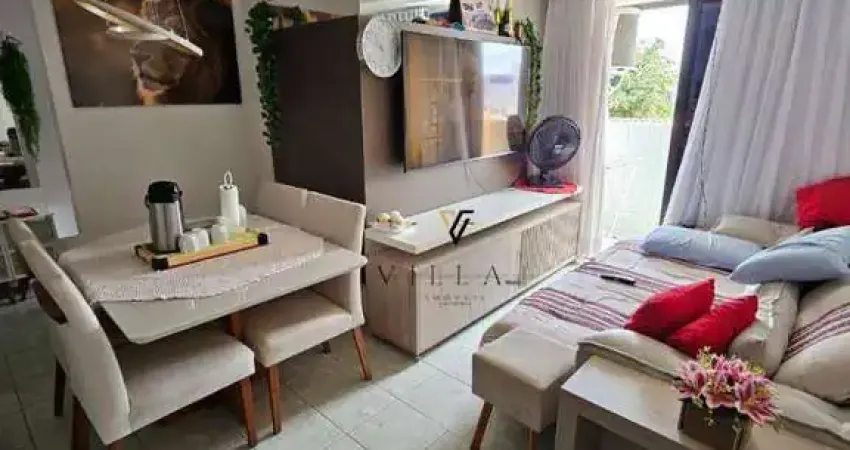 Apartamento com 2 dormitórios, 2 salas, cozinha americana e varanda à venda, 58 m² por r$ 450.000 - bessa - joão pessoa/pb