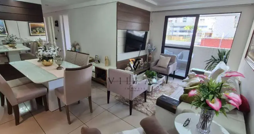 Apartamento excelente com 4 dormitórios, 2 salas, cozinha e varanda à venda, 86 m² por r$ 600.000 - tambaú - joão pessoa/pb