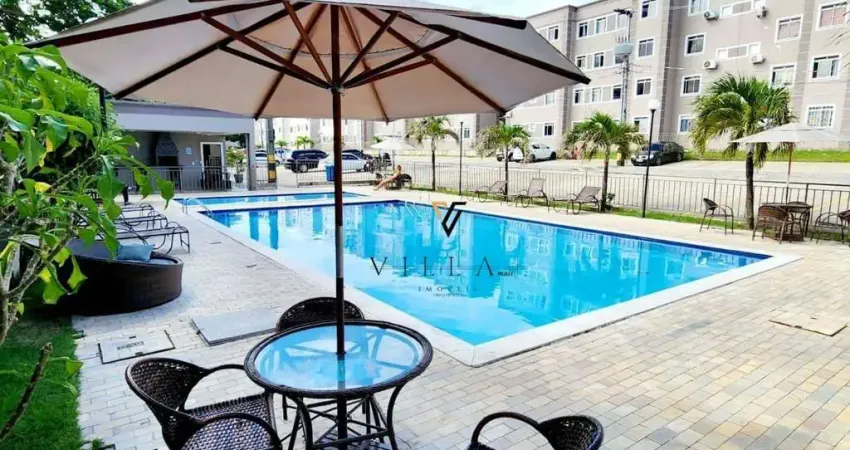 Apartamento excelente com 2 dormitórios, sala, cozinha e área de lazer incrível à venda, 48 m² por r$ 250.000 - portal do sol - joão pessoa/pb