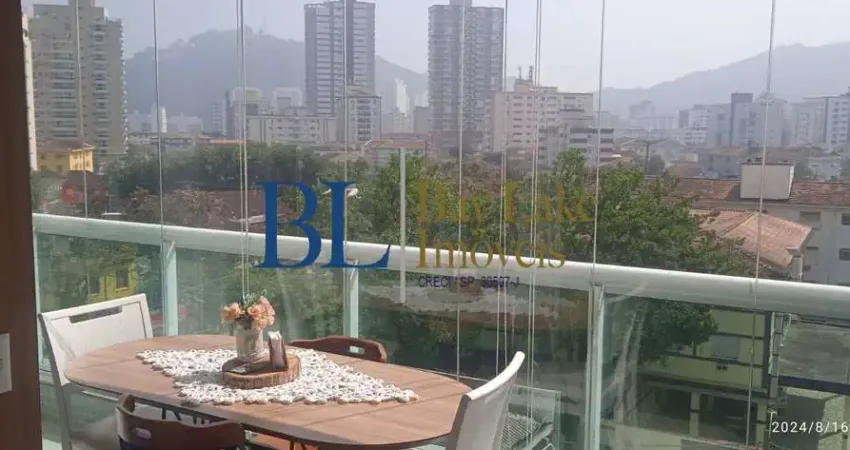 Apartamento À Venda Com 74M² - Varanda Gourmet Em Santos!!Privilège Gonzaga