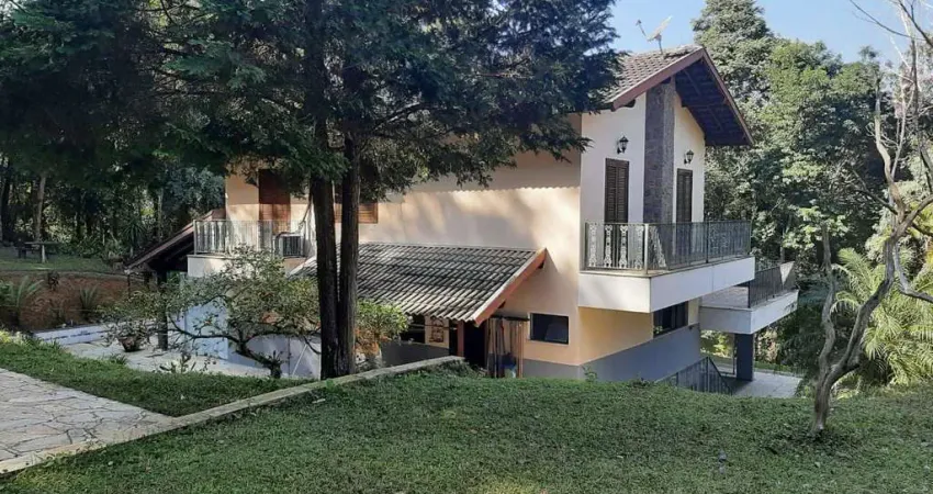 Casa em condomínio para locação em cajamar, alpes dos araçás (jordanésia), 4 dormitórios, 1 suíte, 4 banheiros, 8 vagas