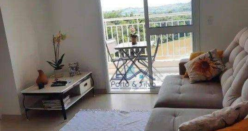 Apartamento com 2 dormitórios à venda, 62 m² por R$ 535.000,00 - Pagador de Andrade - Jacareí/SP