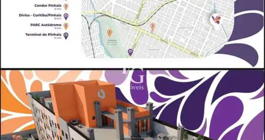 Apartamento com 2 quartos à venda na Rua Antônio Gonçalves Dias, 248, Vargem Grande, Pinhais