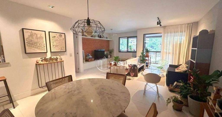 Apartamento com 3 dormitórios à venda, 120 m² por R$ 1.350.000,00 - Charitas - Niterói/RJ
