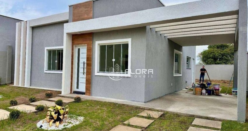 Casa com 3 dormitórios à venda, 91 m² por R$ 449.000 - Ubatiba - Maricá/RJ