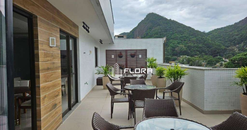 Apartamento com 3 dormitórios à venda, 110 m² por R$ 890.000 - Itacoatiara - Niterói/RJ