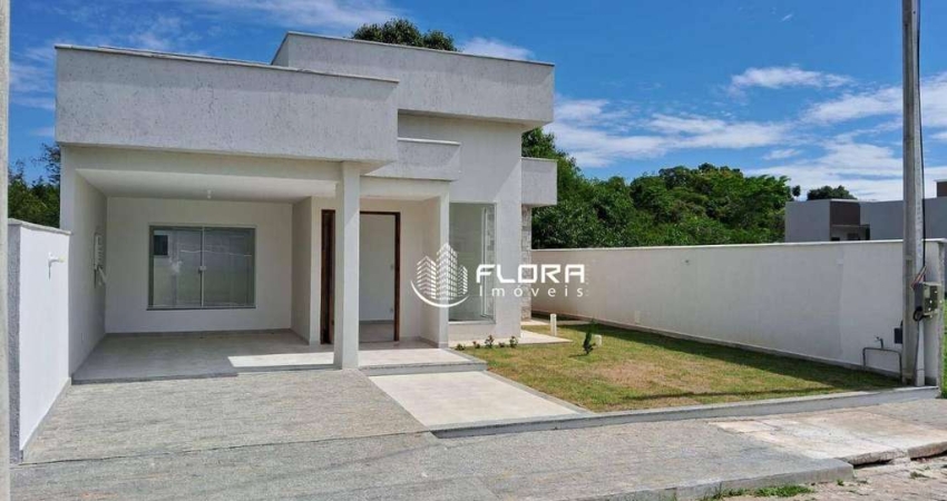 Casa no Condomínio Dom Village, com 3 quartos sendo 1 suíte, com 110 m² , à venda por R$ 490.000,00 , Maricá - Rj
