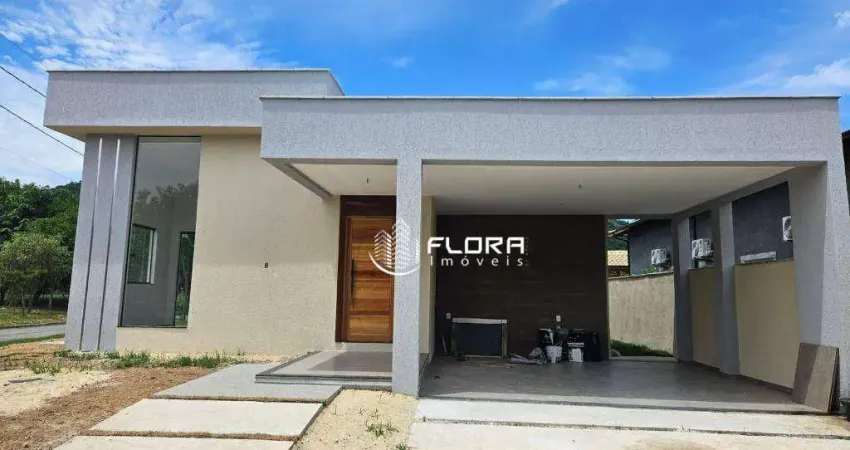 Casa no alphaville 2, 3 quartos sendo 1 suíte, com 130 m², à venda por r$ 798.000,00 , maricá - rj