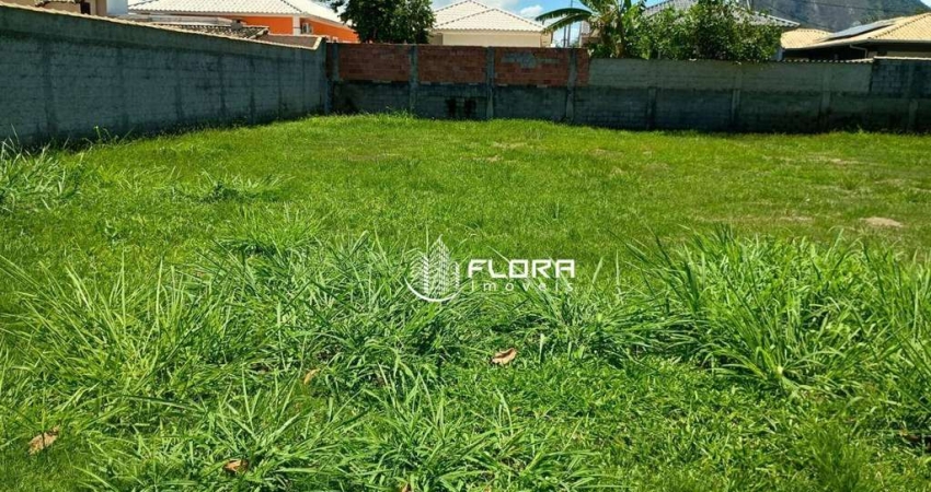 Terreno Linear, no Condomínio Vale dos Cajueiros com 365 m², à venda por R$ 120.000,00, Cajueiros, Maricá - RJ