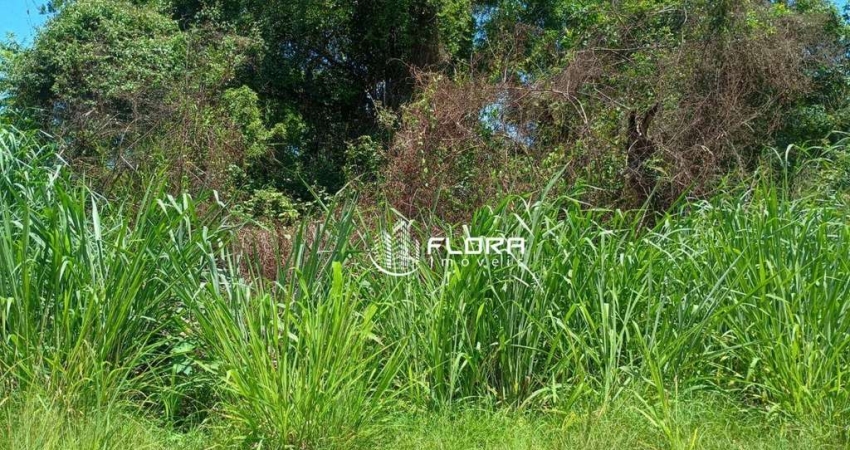Terreno Linear, no Condomínio Mangueiras, com 363. à venda por R$ 100.000,00, Cajueiros, Maricá - Rj m²