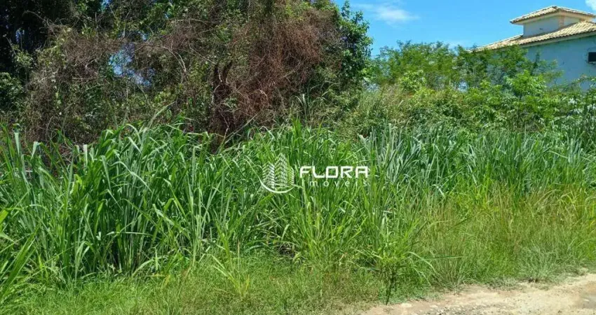 Terreno linear, no condomínio mangueiras, com 363. à venda por r$ 100.000,00, cajueiros, maricá - rj m²