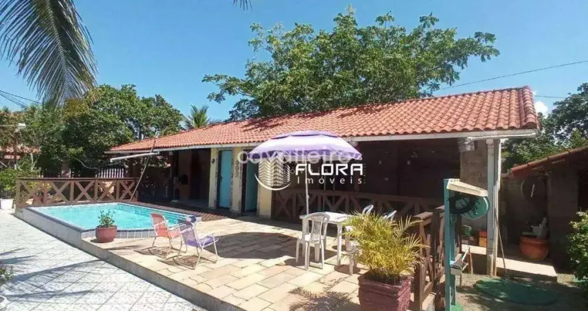 Casa com 4 quartos sendo 1 suíte, com 175 m², à venda, por R$ 630.000 - Cordeirinho - Maricá/RJ