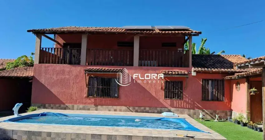 Casa com 4 quartos, Piscina, área gourmet, Sistema de Captação de Energia, à venda por R$ 570.000,00, S J imbassaí - Maricá - RJ