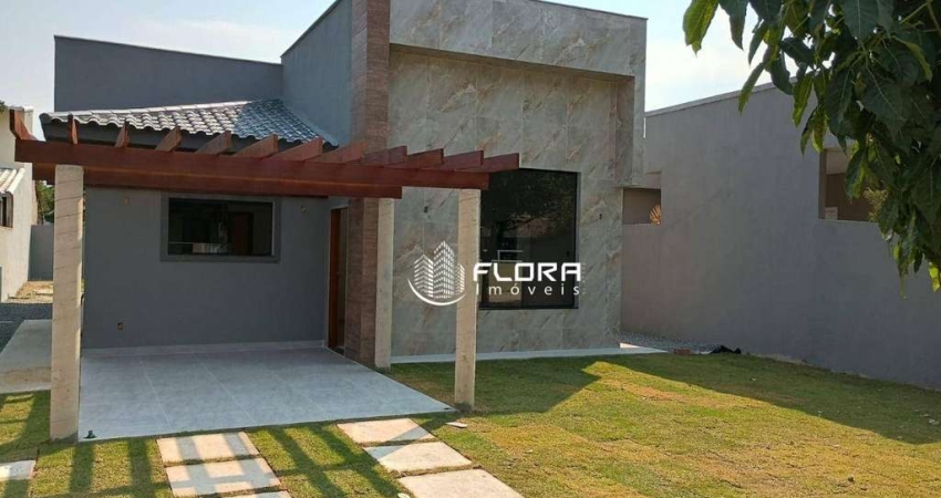 Casa em Condomínio Fechado, Lazer Completo, Segurança, à venda por R$ 540.000,00, Maricá - RJ