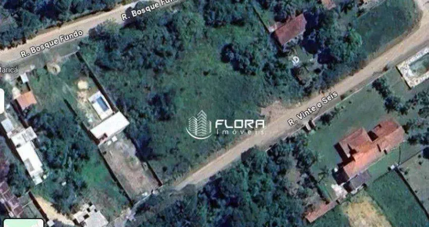 Terreno linear, com 2416 m², à venda por R$ 260.000,00 , Maricá - Rj