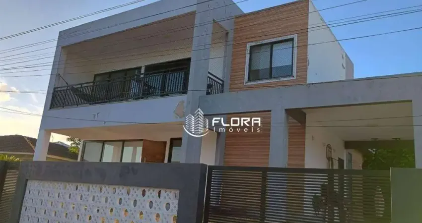 Casa, em condomínio,  com 3 quartos, sendo 1 suite, área gourmet, com 183 m², à venda por r$ 590.000,00, inoã, maricá - rj