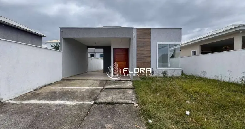 Casa com 2 quartos à venda no royal gardén, 110 m² por r$ 420.000 - pindobas - maricá/rj