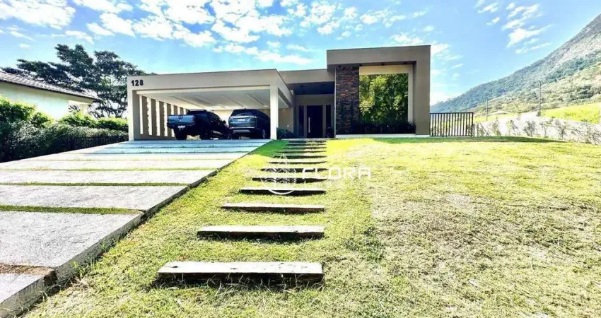 Casa com 4 quartos à venda no condomínio pedra verde, 380 m² por r$ 1.950.000 - ubatiba - maricá/rj