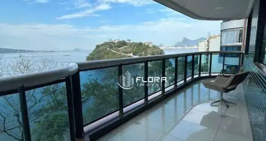 Apartamento com 4 dormitórios à venda, 236 m² por r$ 3.500.000,00 - boa viagem - niterói/rj