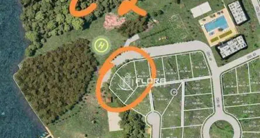 Terreno em frente a lagoa à venda, 472 m² por r$ 550.000 - ponta negra - maricá/rj