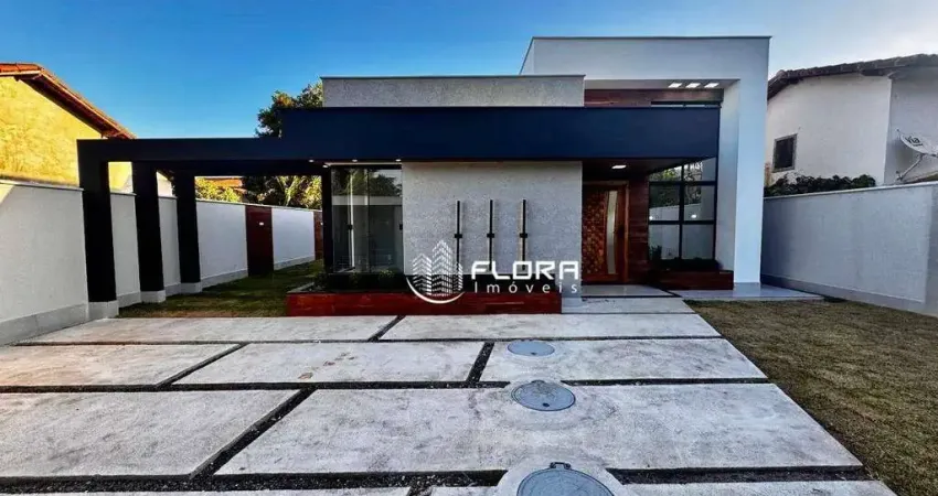 Casa com 3 quartos à venda, 119 m² por r$ 850.000 - jardim atlântico central (itaipuaçu) - maricá/rj