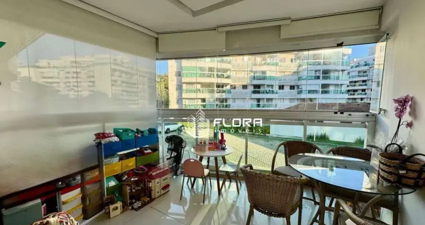 Apartamento com 3 dormitórios para alugar, 140 m² por r$ 7.615,49/mês - camboinhas - niterói/rj