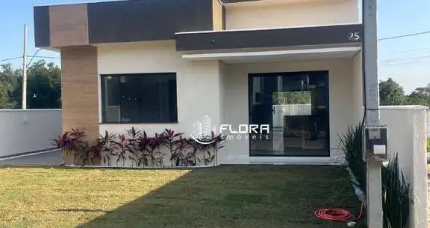 Casa com 3 quartos à venda no condomínio royal gardén, 99 m² por r$ 560.000 - pindobas - maricá/rj