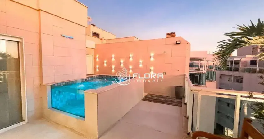 Cobertura com 3 dormitórios à venda, 210 m² por r$ 2.862.000,00 - camboinhas - niterói/rj