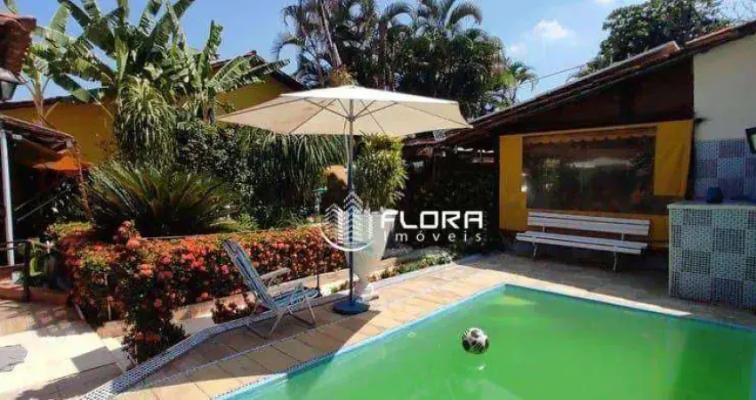 Casa com 4 dormitórios à venda, 210 m² por r$ 800.000 - itaipu - niterói/rj